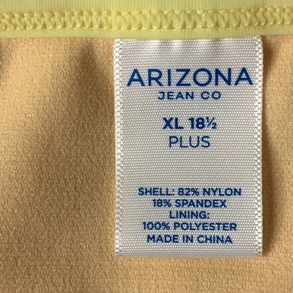 Girls Swimsuit Tankini Brief Size XL 18 plus Arizona Co NWT - Picture 7 of 8